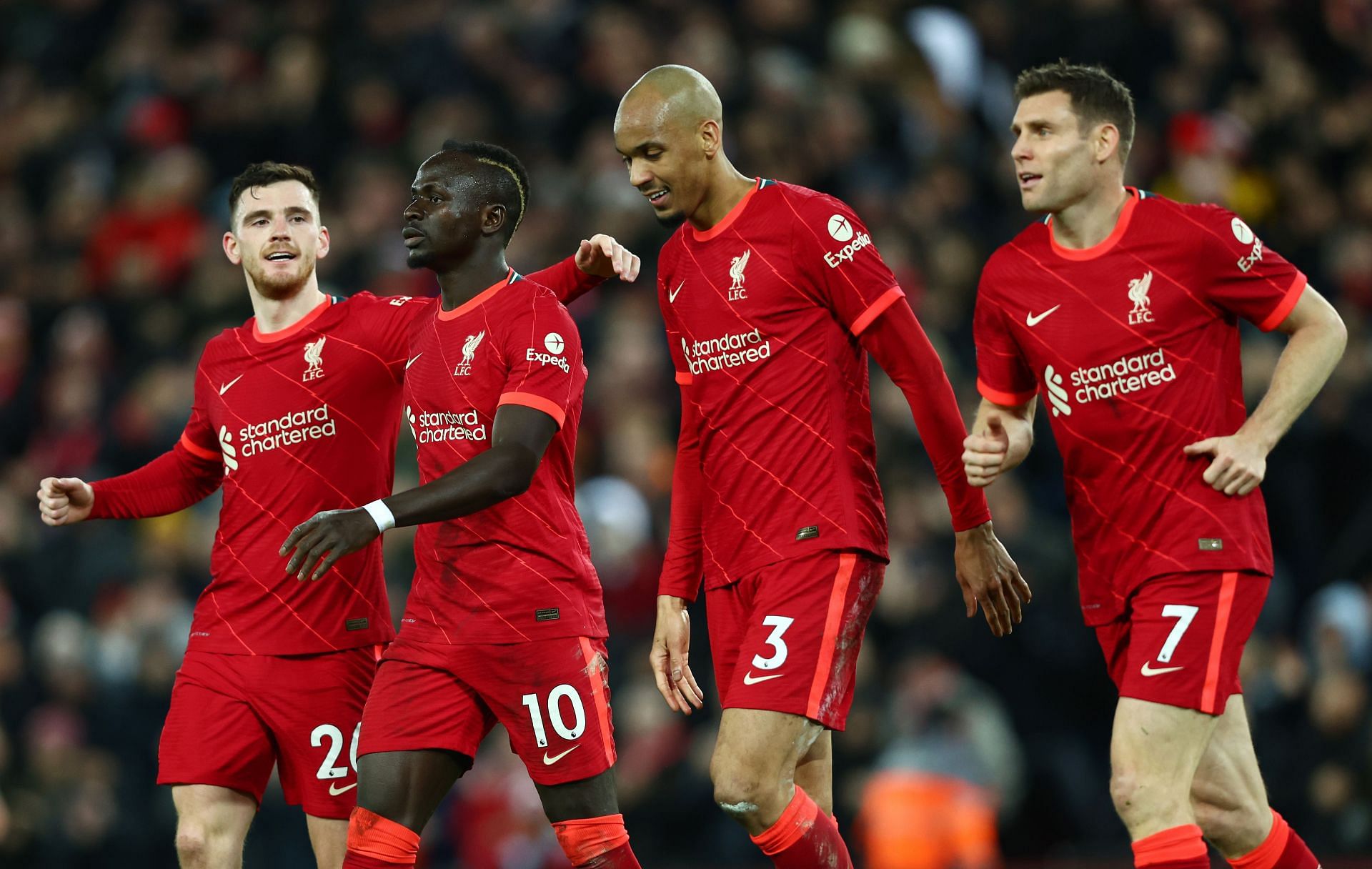 Liverpool's front three has been on fire this season.